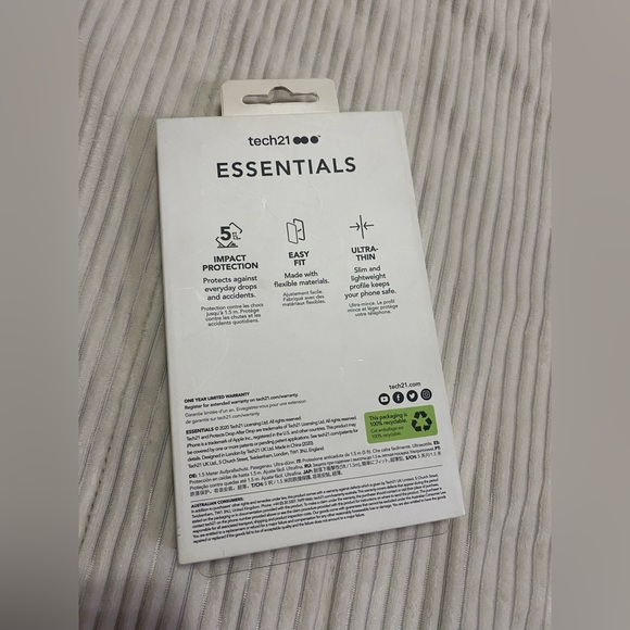 Tech 21 IPhone 12 Black Phone Case - Picture 2 of 2